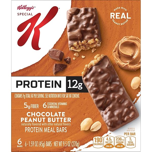 KEL SPC K 6PK MEAL BAR CH SIZE 9.5Z KEL SPC K 6PK MEAL BAR CHOCOLATE PEANUTBUTTER
