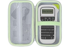 Peyyargo Case Compatible with Brother P-Touch PTH110 / PTH111 Pro / PTE110 Portable Monochrome Label Maker (White)