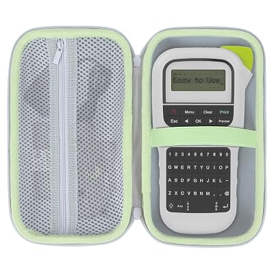 Peyyargo Case Compatible with Brother P-Touch PTH110 / PTH111 Pro / PTE110 Portable Monochrome Label Maker (White)