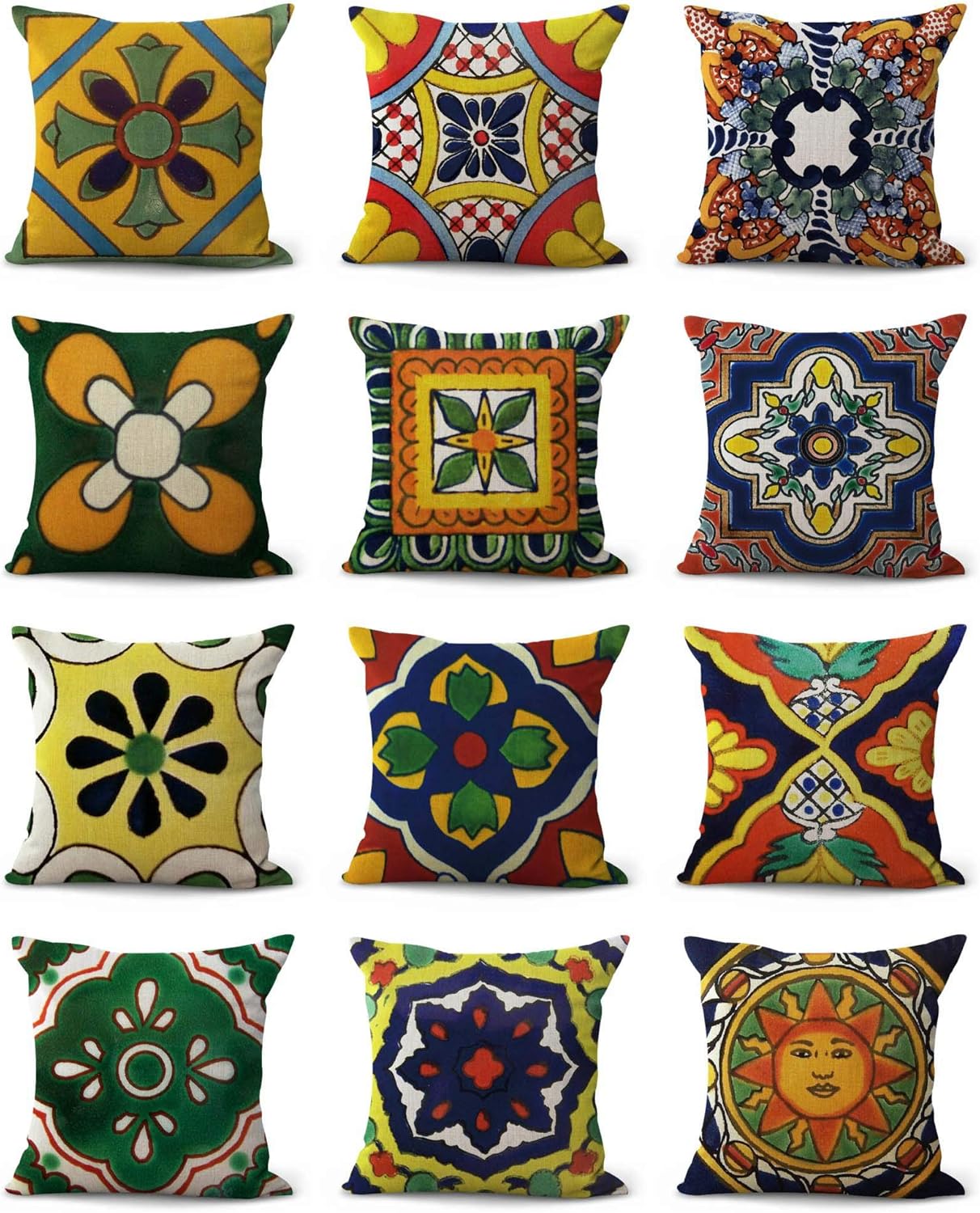 Amazon Com Set Of 10 Bulk Wholesale Cushion Covers Decorative