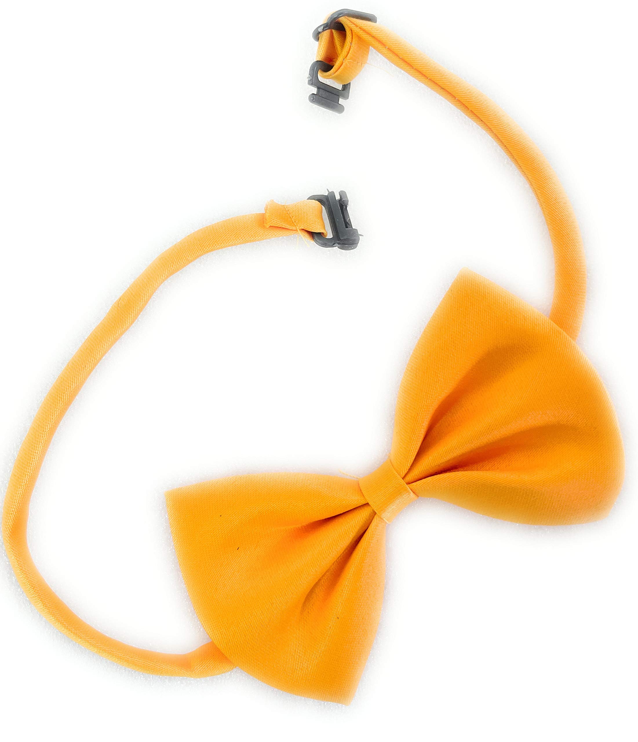 Dog/Cat/Puppy Fancy Dress or Formal, Silk Tuxedo Bowtie. Small, Soft & Adjustable Animal Bow tie/Necktie Collar (Glorious Gold)