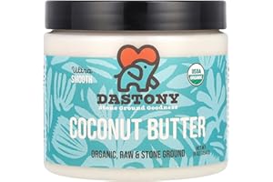 Dastony Organic Raw Coconut Butter, 16 oz | Only One Ingredient | Vegan, Paleo and Keto Friendly, Non GMO, Gluten-free - Pack of 1