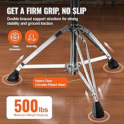 VEVOR Drum Throne, 21.3-26.4 in / 540-670 mm Height