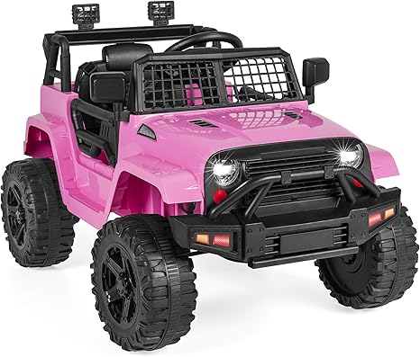 pink toy cars and trucks