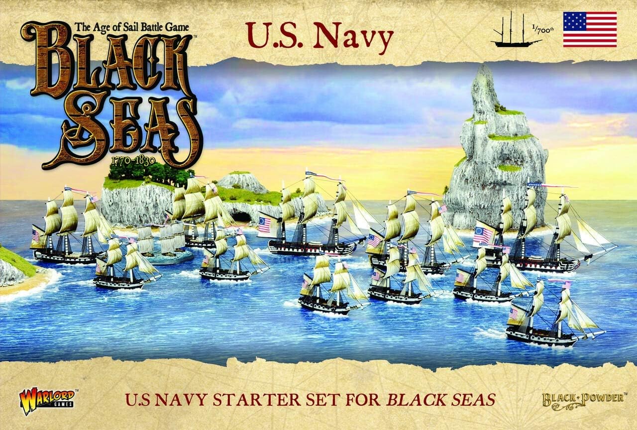 Warlord Games - Black Seas: US Navy Fleet Starter Set (792014001), 6 inches x 9 inches x 3 inches
