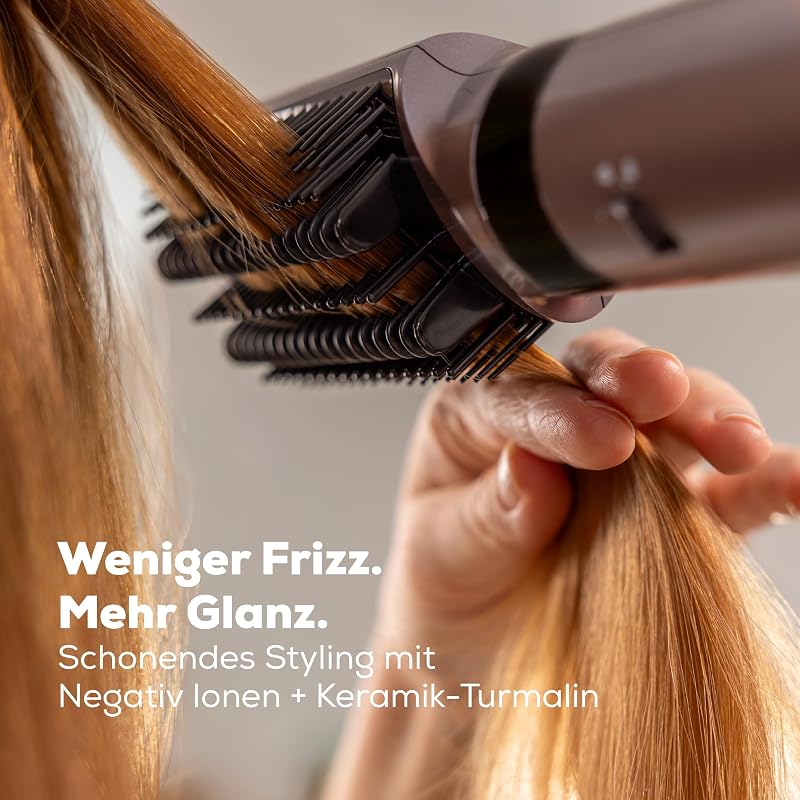 Airstyler 5-in-1 Iconic Pro, Multifunktionaler Haarstyler für Locken, Glätten & Blowout, schonendes Luftstrom-Styling für alle Haartypen, 5 Aufsätze, Föhn, Lockenstab, Glättungsbürste in einem