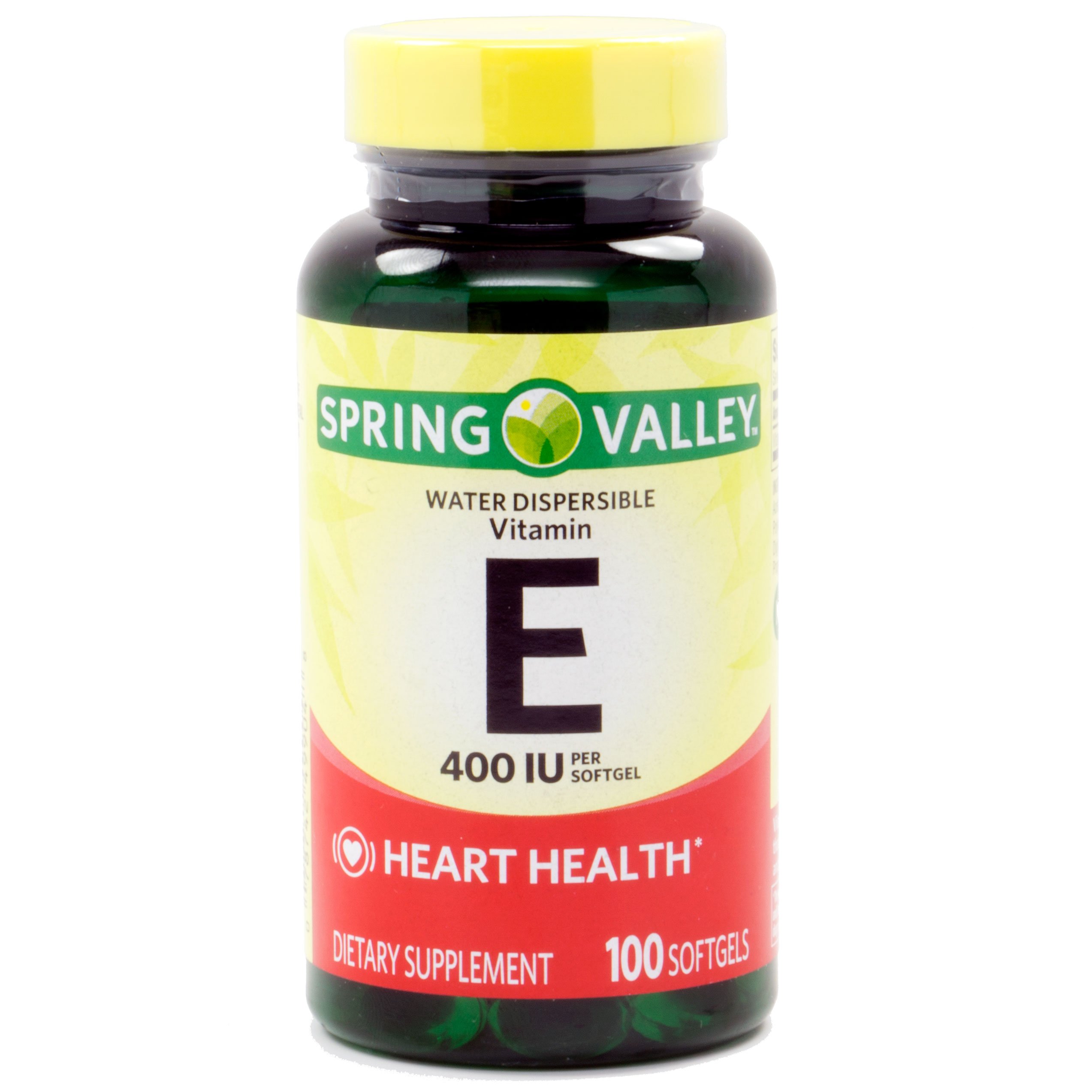 Spring Valley Vitamin E 400 IU Water Soluble 100 Softgels eBay