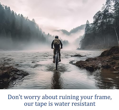 DPM Tapes Bike Frame Protection Tape, Self-Adhesive, Clear