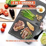 GFTIME Cast Iron Grill Grate & Griddle for Weber Spirit 210 220 2013-2016 view 6
