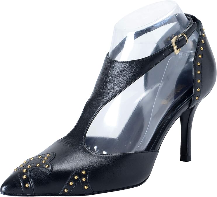 Just Cavalli Women�s Black Leather High Heel