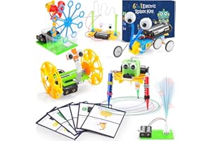 WESAYEE Robotics STEM Science Kits, Robot Building Kit for Kids, Electronic Toys Science Experiments Engineering Projects for Girls, DIY Activities STEM Robots for Boys to Build, Gifts for Boy & Girl