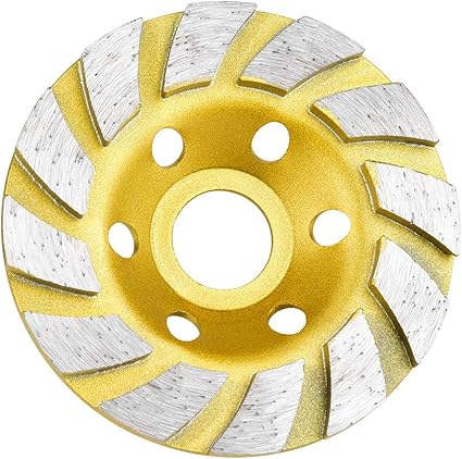 Amazon ダイヤモンドカップサンダー 研削ホイールディスク 100ｍｍ外径 22mm穴径 ダイヤモンドターボ ディスクグラインダー 研削カップ ホイール 砥石車ディスク 大理石 コンクリート 花崗岩 石積み スムージング グラインダー機用 ダイヤモンドブレード