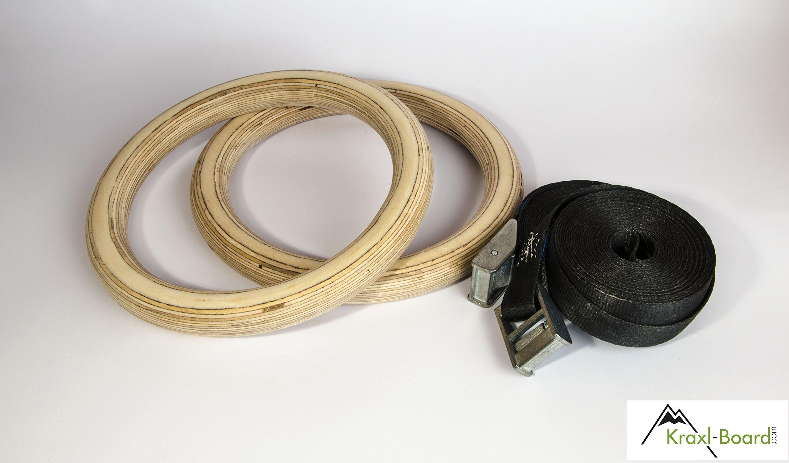 Kraxlboard Fitness Crossfit Gymnastic Rings professional quality - with flexible buckles