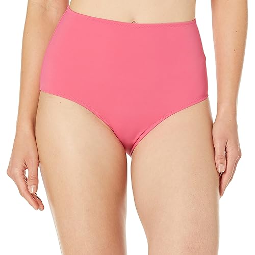Amazon Essentials Women's High Waist Swim Bottom (Available in Plus Size), Hot Pink, 6X