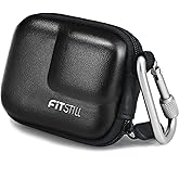 FiTSTILL Mini Carrying Case for Go Pro Hero 13/12/11/10/9/8/7/(2018)/6/5 Black,Hard Shell Travel Storage Case for DJI Osmo Ac
