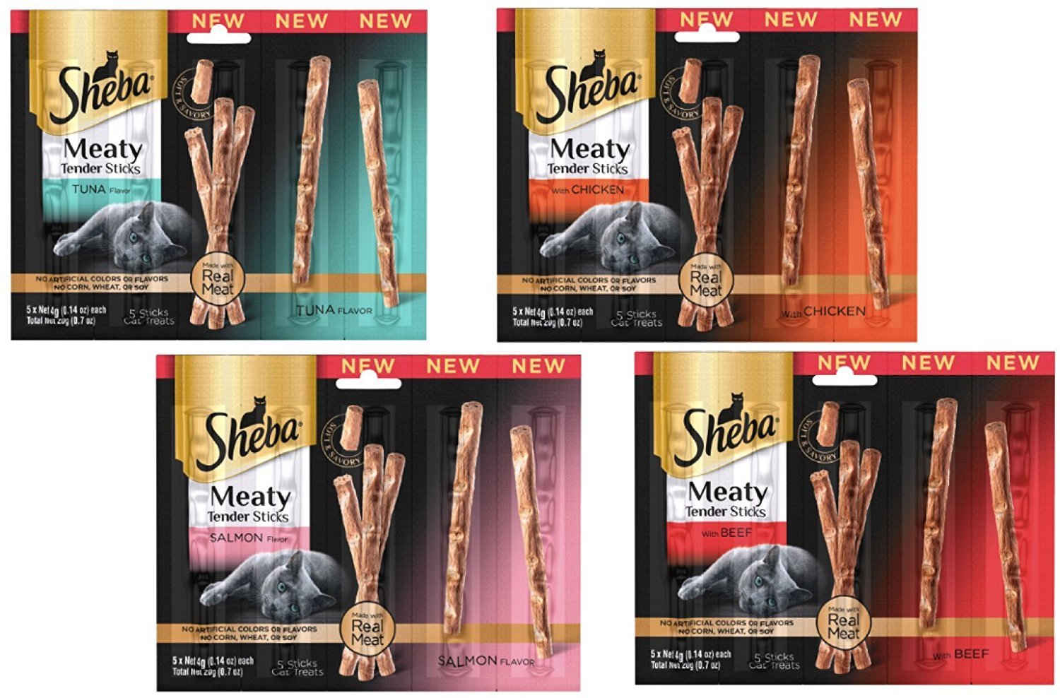 Sheba Meaty Tender Sticks Cat Treats eBay