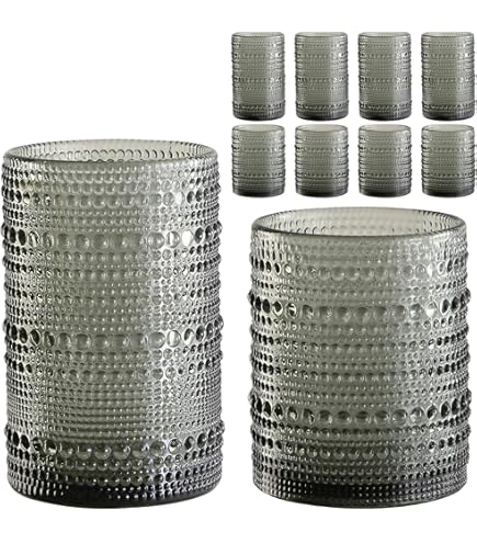 Amazon.com | ZMOWIPDL Vintage Glassware Drinking Glasses Set of 12