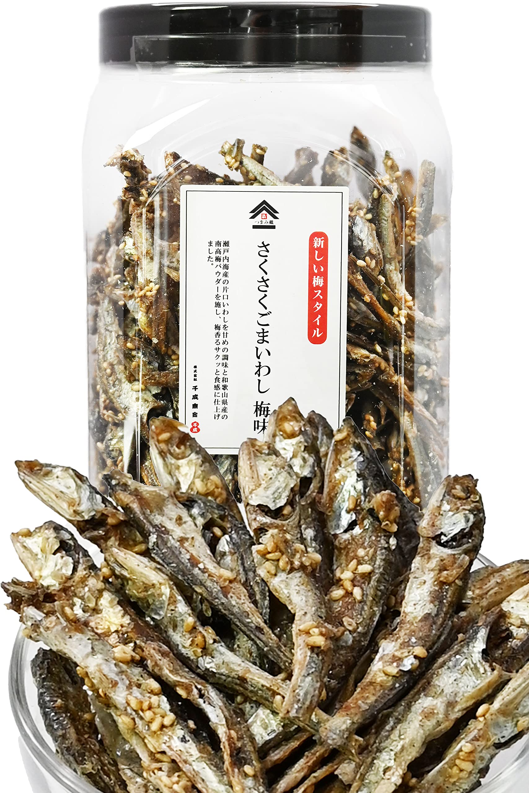 Mua Japanese Small Fish Snack, Crispy Texture, Small Fish Sardine with Sesame, Eat Sardine