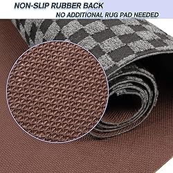 Custom Size Backed Non-Slip Area Rugs Runner, Easy