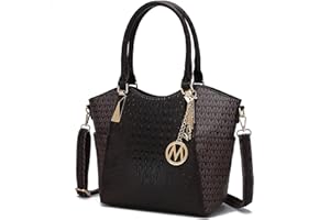 MKF Collection Tote Bag for Women Vegan Leather Shoulder Bag – Top-Handle Purse, Ladies Handbag by Mia K
