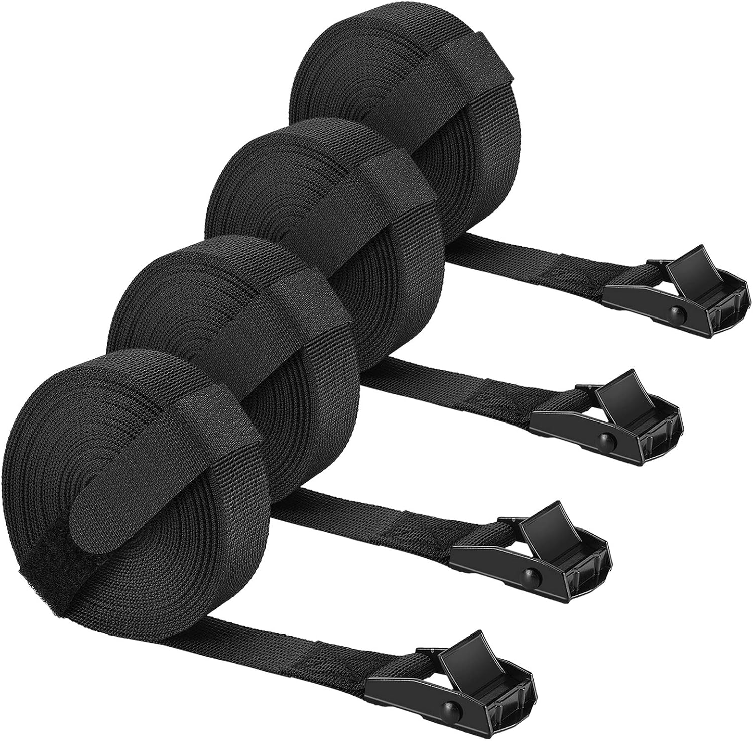 AUIXFET 25mm x 5m Lashing Straps with Metal Buckle, Heavy Duty Nylon