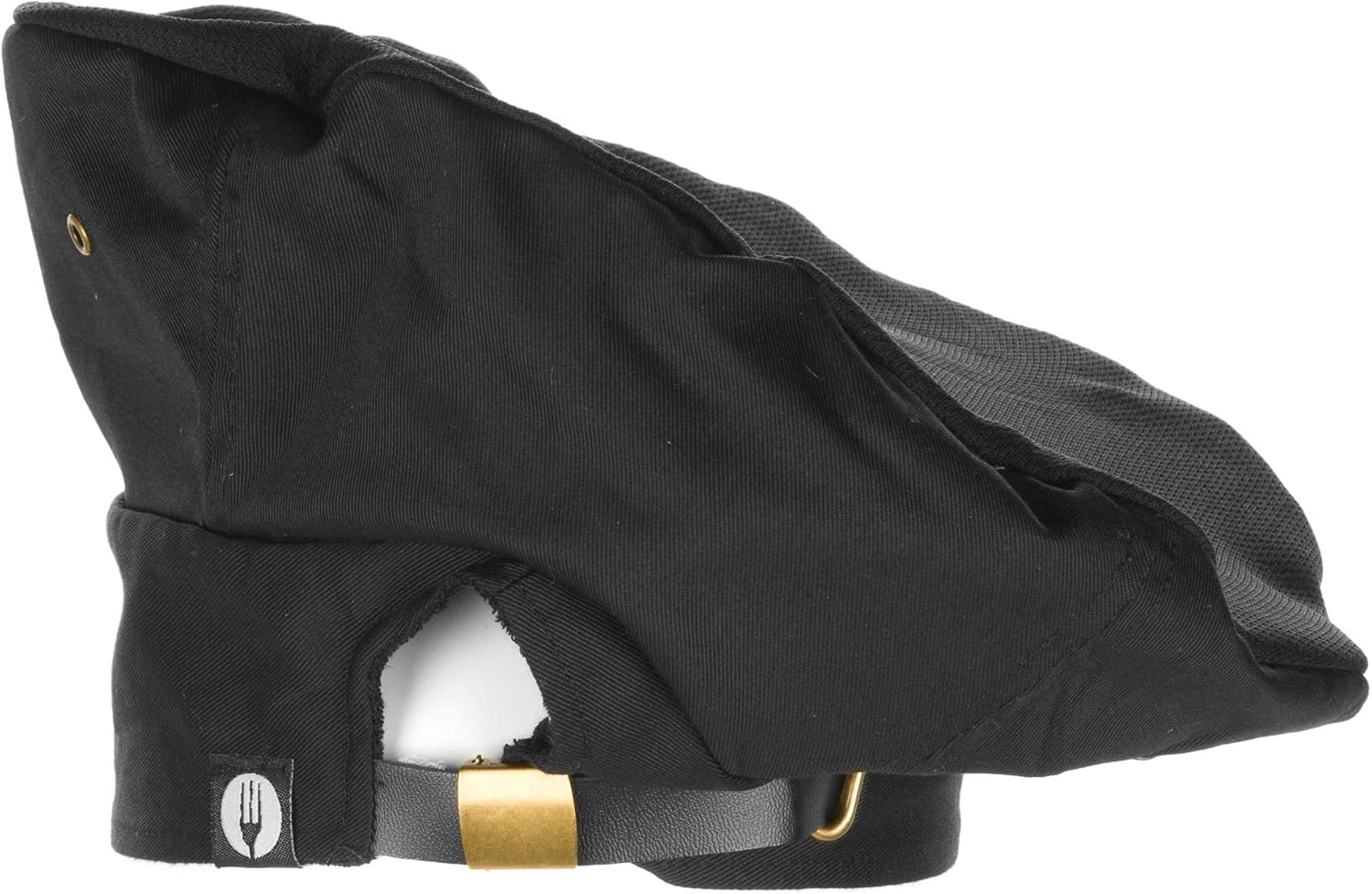 Chef Works Unisex Cool Vent Chef Toque, Black, One Size: Chefs Clothing: Clothing