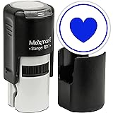 MaxMark Round Self Inking Emoji Stamp - Heart
