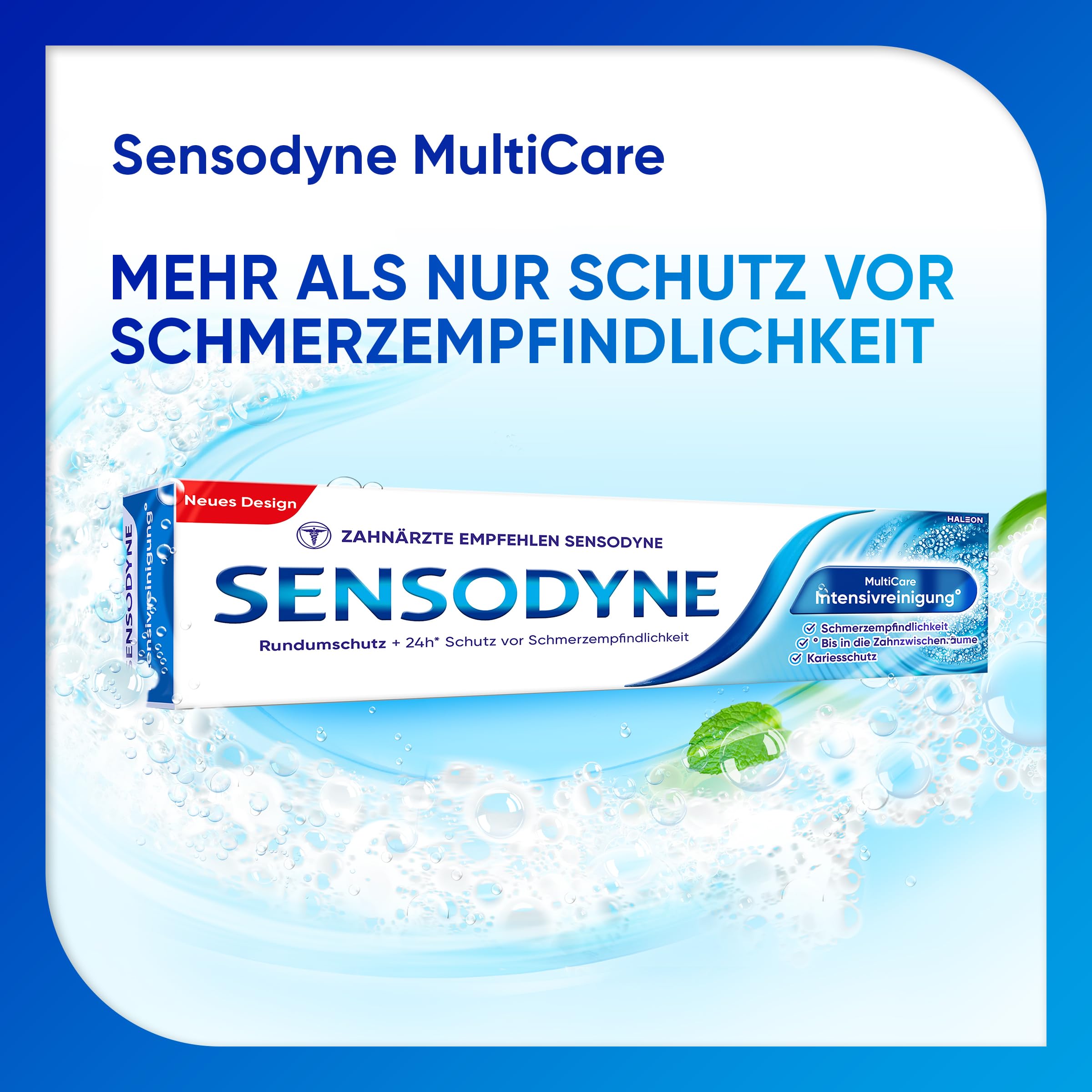 Sensodyne MultiCare Intensivreinigung° Zahnpasta, 75ml, tägliche Zahncreme mit Fluorid, bei schmerzempfindlichen Zähnen 3