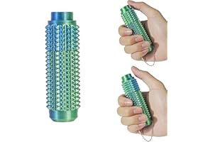 SnapMorph Little Ouchies Fidget Toy, Pain Stim Toy with Buttons and Spinning - Stress Relief & Pain Relief Stimulation for Adults & Teens,1PCS Green