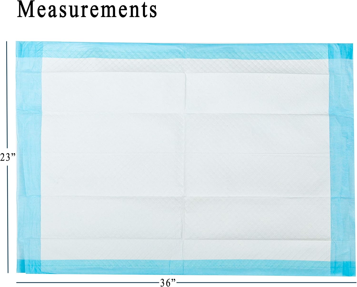 Disposable Underpads 23x36 Inches – Ultra Absorbent 60g Bulk Bed Pads For Adults, Pets, Furniture – Thick Incontinence Bedding & Furniture Protectors – 50 Count: Health & Personal Care