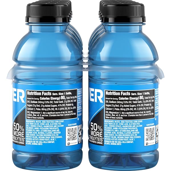 POWERADE SPORTS DRINK MOUNTAIN BERRY BLAST, 12 OUNCE (PACK OF 8)
