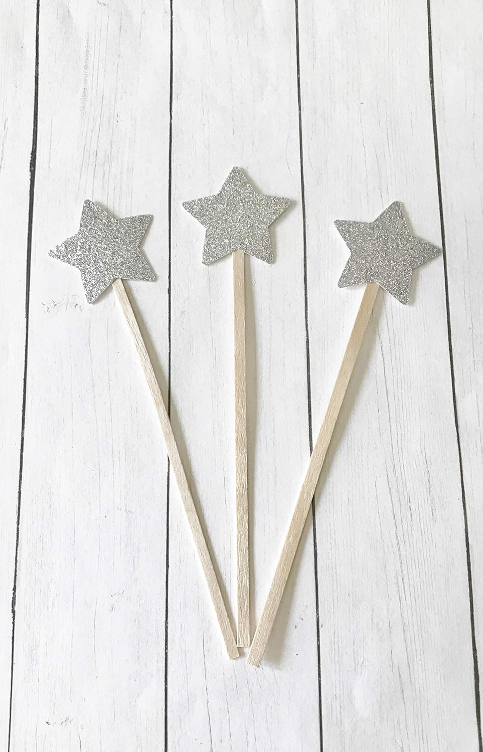 Amazon Com Silver Stars Cocktail Drink Swizzle Stir Sticks