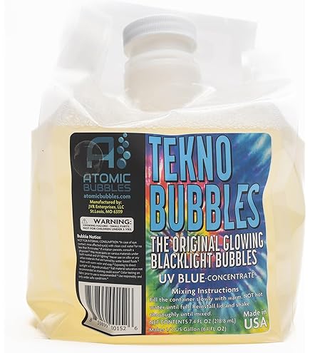 Amazon.com: Tekno Bubbles - Blue UV Blacklight Reactive - 1