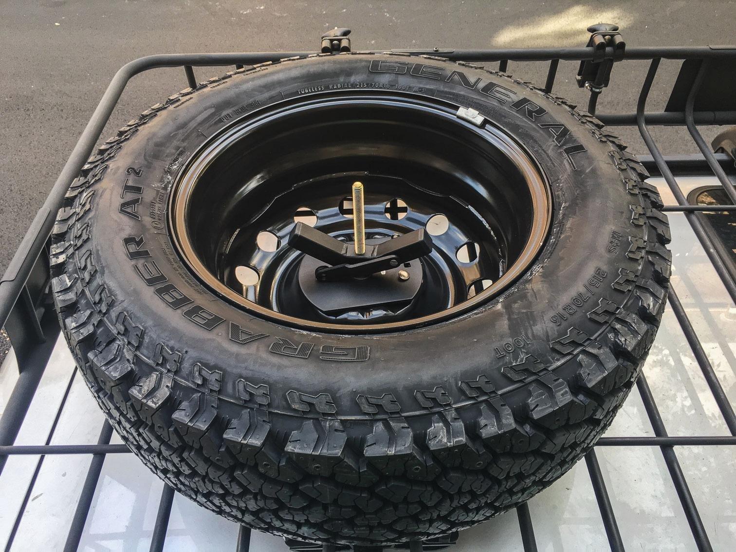 16/mo Finance YAKIMA, Spare Tire Carrier for Roof Racks and Cargo