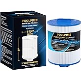 POOLPURE PAS50SV-F2M Spa Filter Replaces Unicel 6CH-502, Filbur FC-0311, Excel Filters XLS-604, Baleen AK-90161, Magnum AR50, Master Deluxe M60506 Hot Tub Filter, 1PACK