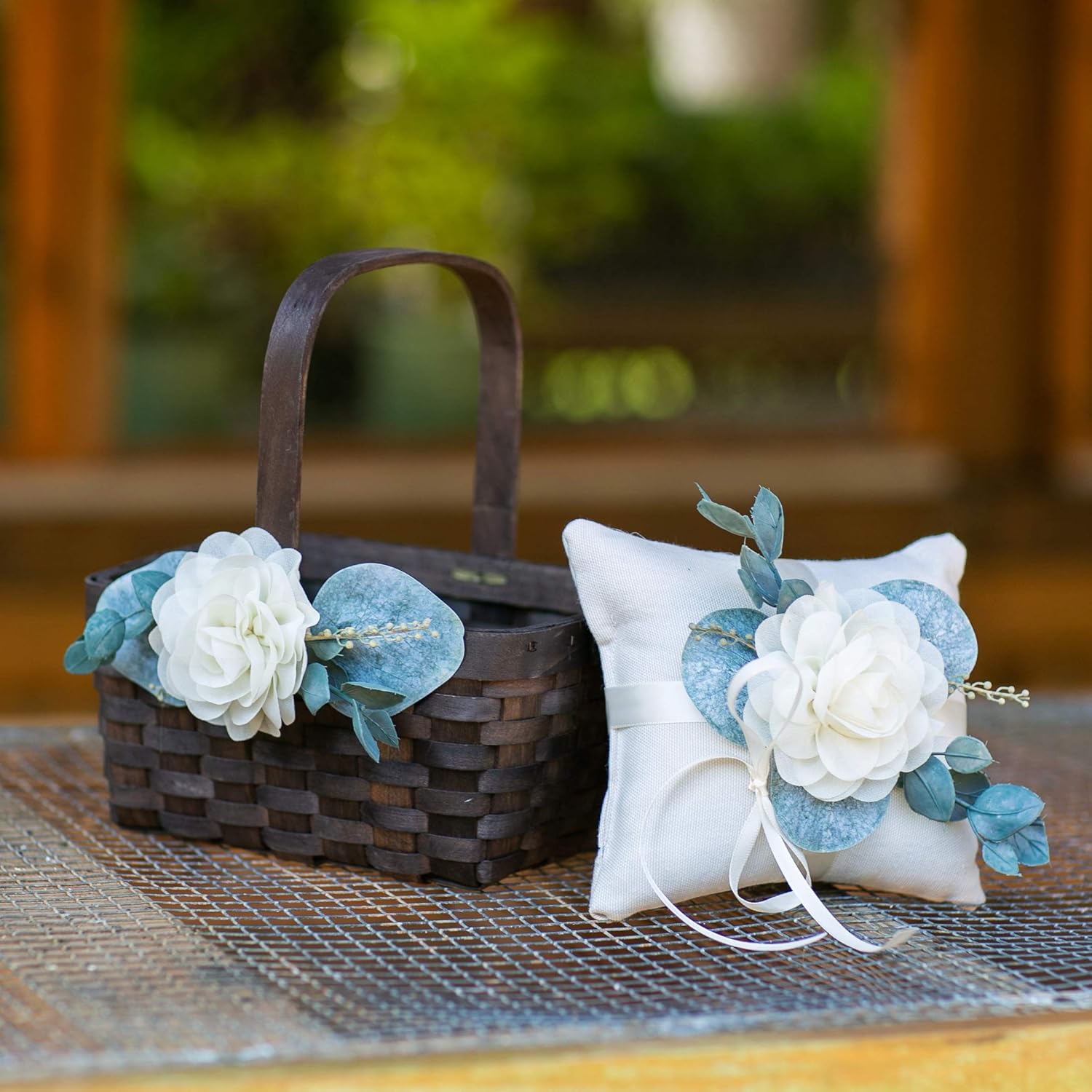 woven flower girl basket