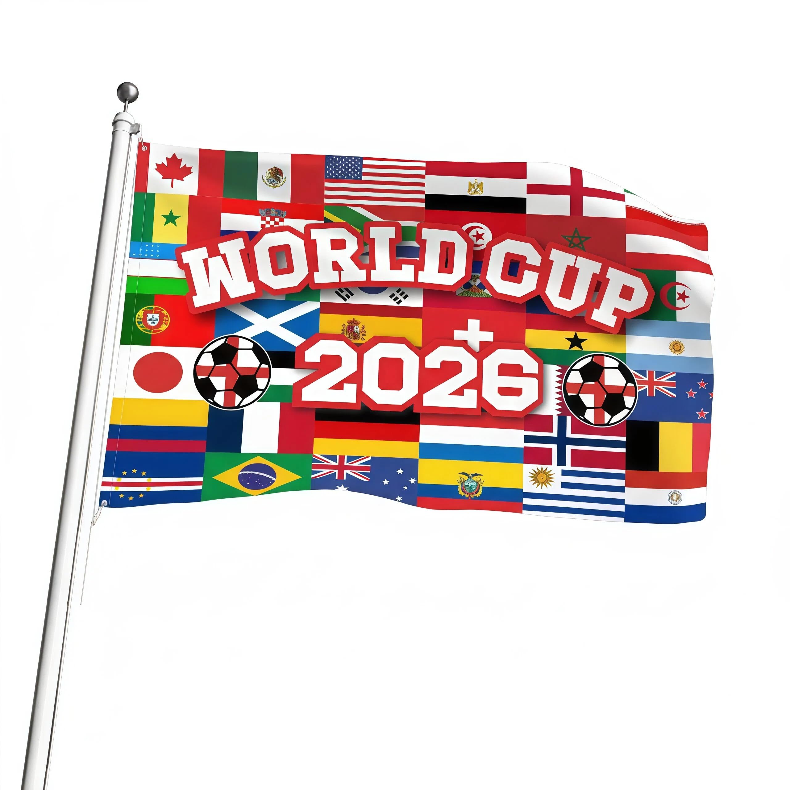 Football Fan Flag Bunting – 150x90cm Football Fan Wall Art & Decorations for Sports Events, Family Gatherings & Living Room Perfect for Game Day Celebrations — image 1