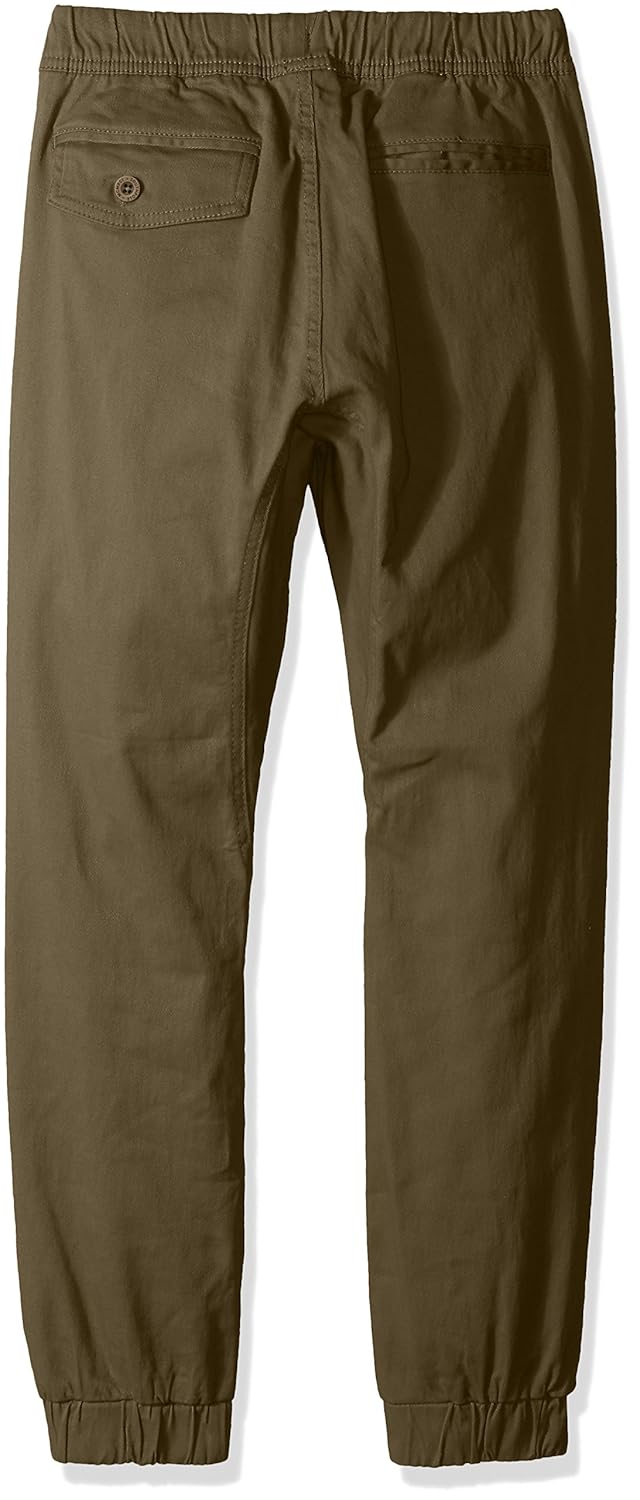 Southpole Boys Big Jogger Pants in Basic Stretch Twill Fabric
