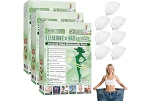 Nano Microdarts Moringa & Berberine Patch, 10-in-1 Botanical Skin Patch, Ultra-Thin Invisible Berberine Patches, Gentle & Com