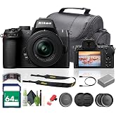 Nikon Z50II Mirrorless Camera with NIKKOR Z DX 16-50mm Lens Bundle | For Photography &amp; Video | 64GB Memory Card + Cleaning Kit + More