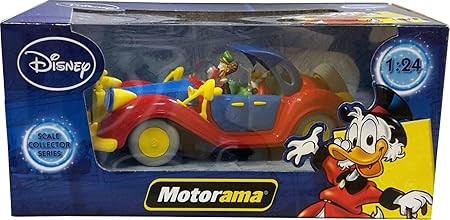 DISNEY Motorama DIE-CAST Metal Collection 1/24 Modellauto - Auswahl zwischen DAGOBERT, DONALD und PHANTOMIAS (Dagobert Duck)