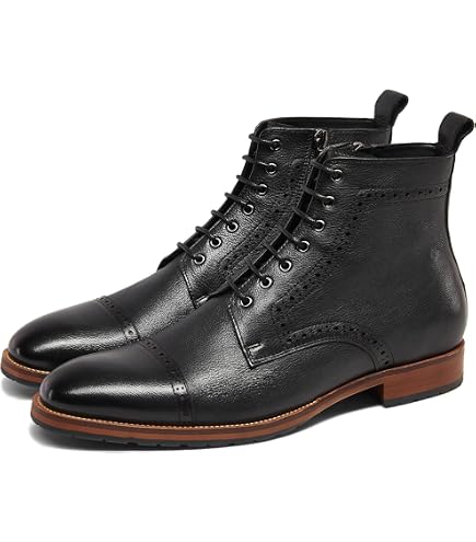 Amazon.com | Dockorio Mens Casual Chukka Boots Leather Dress Boots 