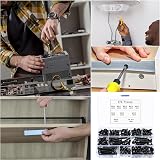 SZSLMY 172 Pcs M6 Bolts Nuts Set Carbon Steel Black 10mm-40mm view 7