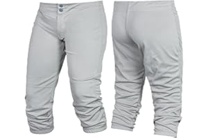 WEARCOG Youth Knicker Softball Pants for Girl's | Black, White & Grey Baseball Pants