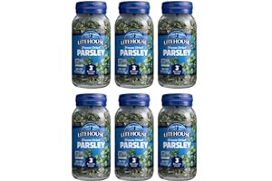 Litehouse Freeze Dried Parsley - Substitute for Fresh Parsley, Jar Equal to 3 Parsley Fresh Bunches, Organic, Parsley Seasoning, Non-GMO, Gluten-Free - 0.30 Ounce 6-Pack