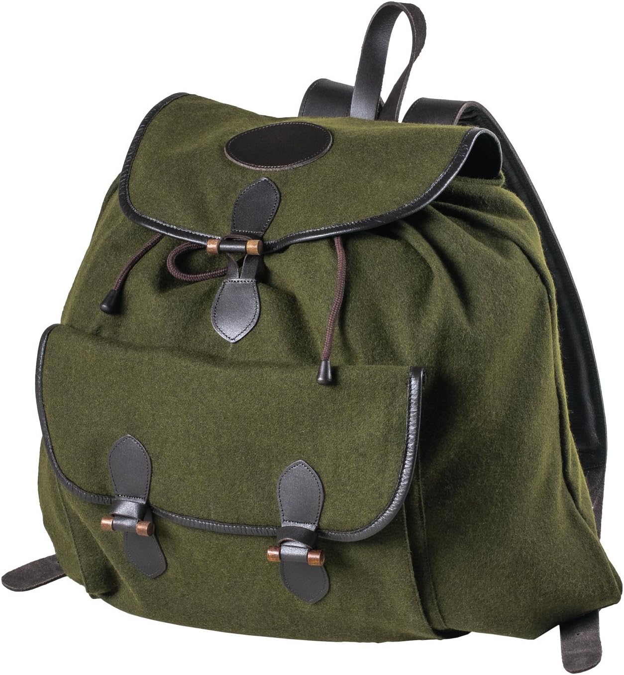 Fritzmann Silent hunting backpack, 55 x 50 cm, made of loden-like fabric, Förster, hiking backpack, trekking hunter.