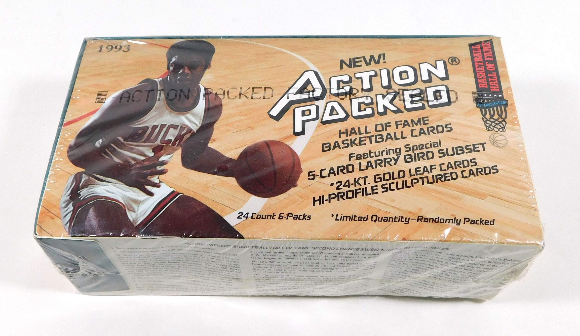 1993 Action Packed Basketball Series 1 Hall of Fame Box Sealed (24 Packs)