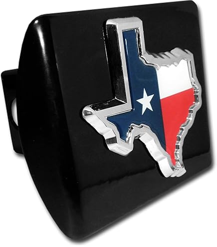 EVerHitch 2" American Black Flag Trailer Hitch Cover Plug For 2 Inch Hitch Receivers