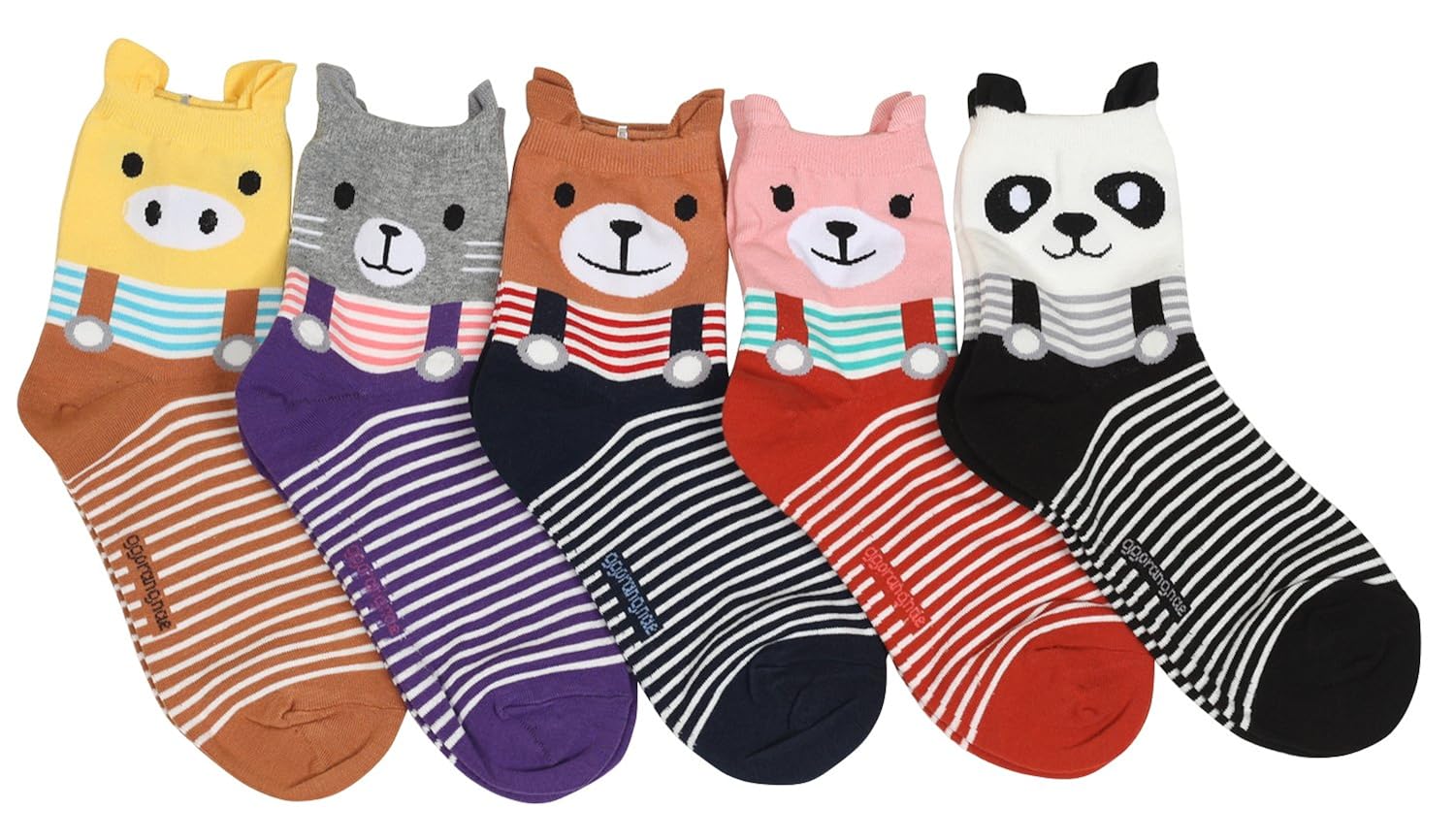 Vivid Color Women Animal Cartoon Fun Crazy Socks Fashion Animal 5