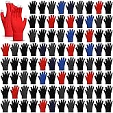 Tarpop 96 Pair Winter Magic Gloves Bulk Stretchy Warm Gloves Full Fingers Knit Thick Thermal Gloves for Men Women Warm Gift